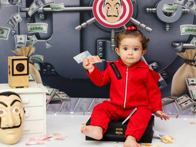 Acompanhamento meninas de La Casa de Papel