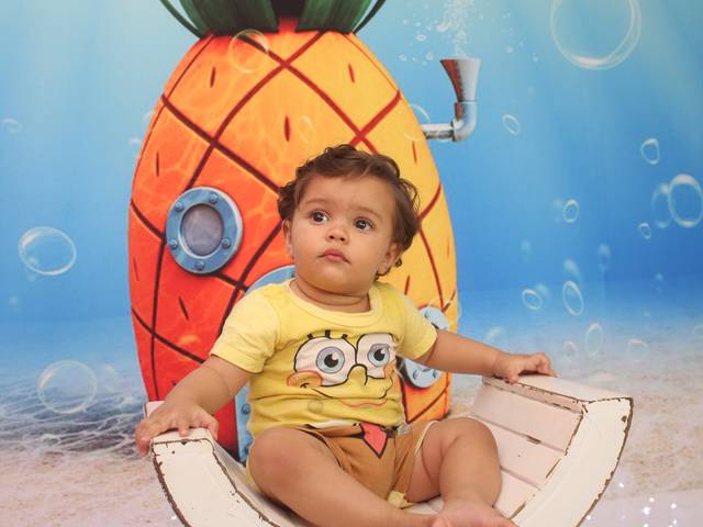 Acompanhamento meninos de Bob Esponja 