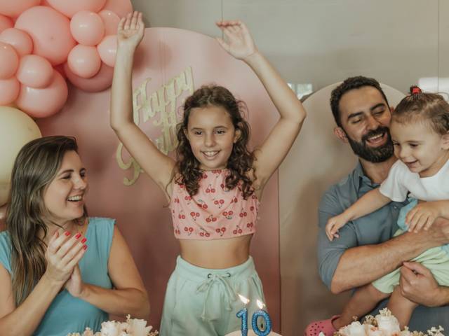 Família de Aniversário da Luiza - 10 anos
