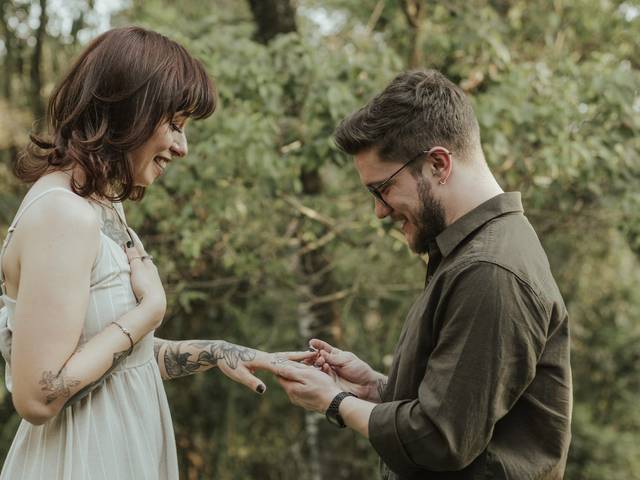 Casal de aquele com o pedido de casamento