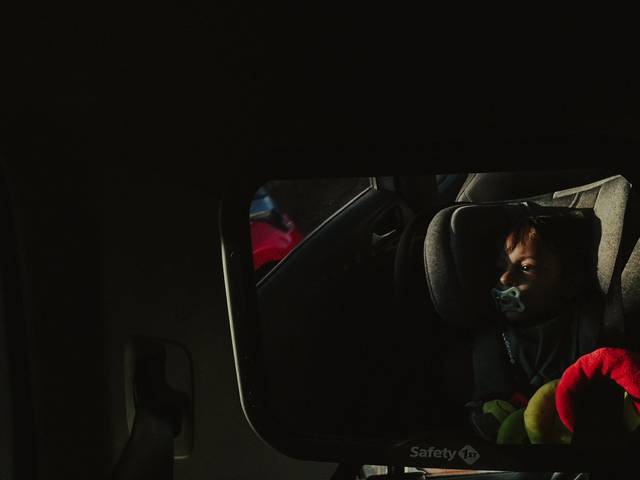 Família de primeiro dia na escola