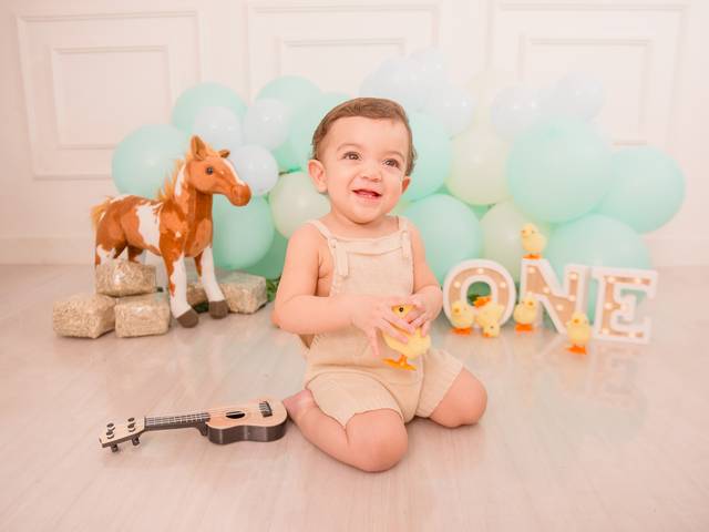 Smash the cake de Gabriel 1 ano