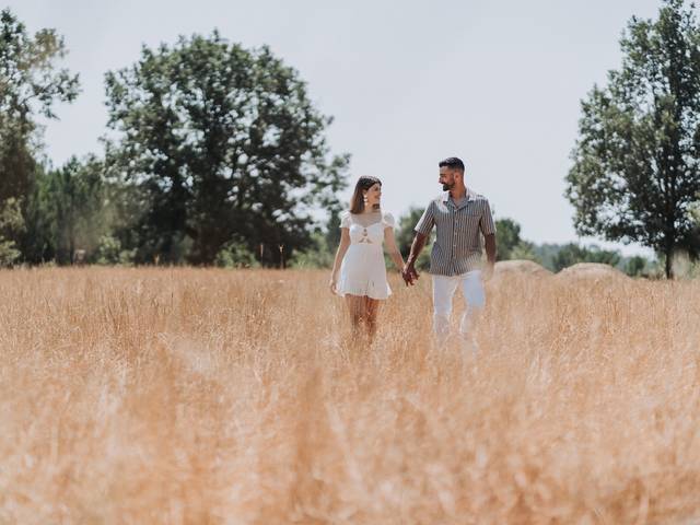 Solteiros de A fantástica sessão de solteiros da Joana e do Flávio em Aguiar da Beira