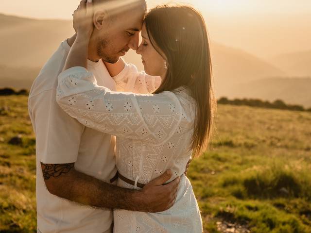 Solteiros de Sessão de solteiros da Cláudia e do Ricardo na serra da Lousã 