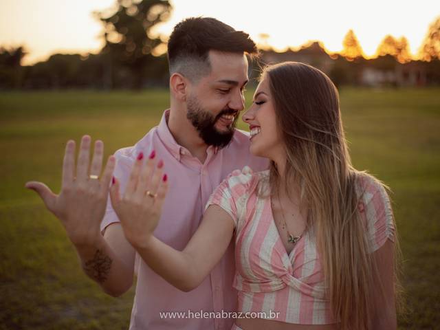 Ensaio Pré-Casamento de Pedido de Casamento em Osório - Mateus e Mariana