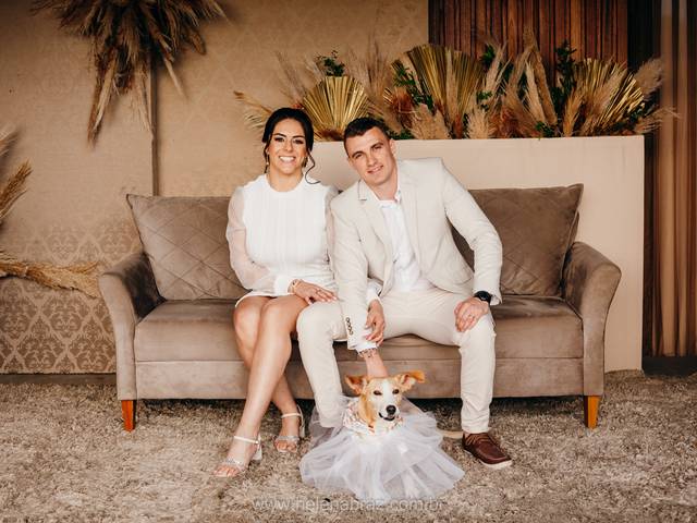 Casamentos  de Mini Wedding em casa | Kah e Hiago