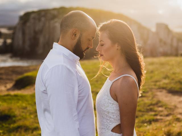 Ensaio Pré-Casamento de Ensaio Pré Casamento na Praia | Dienifer e Charles