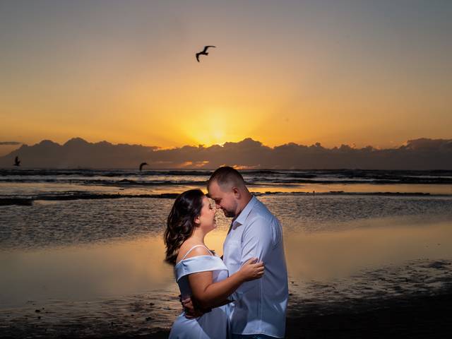 Ensaio Pré-Casamento de Ensaio Pré Casamento na Praia | Alex e Thay