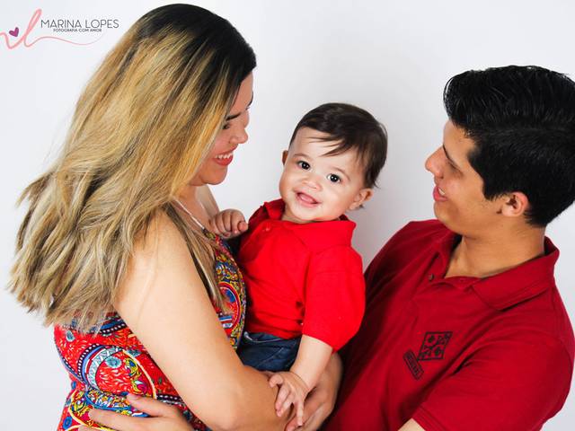 Familia de Raiane, Marcelo e Davi