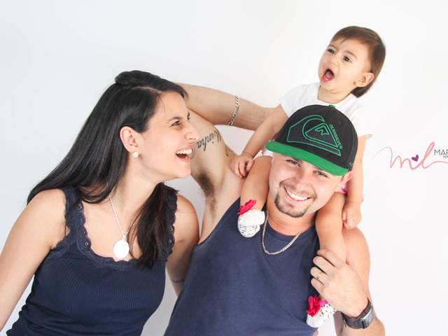 Familia de Bárbara, Welington e Raffaela
