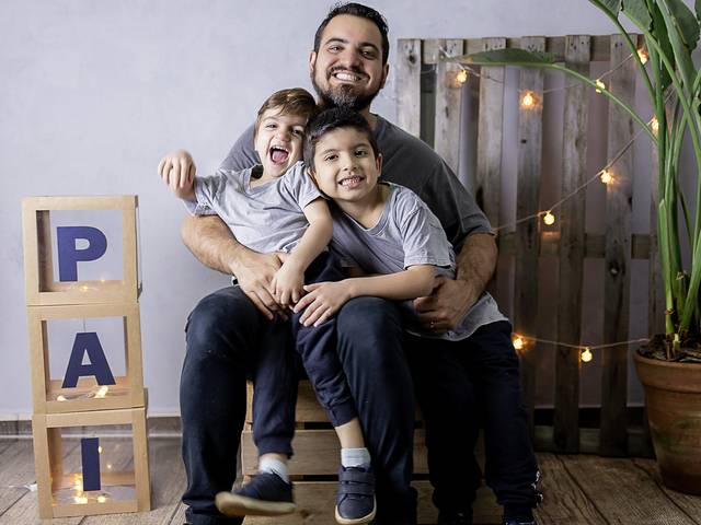 Familiar de Pais - Robert, Matheus e Davi