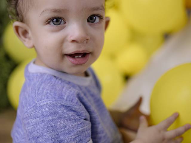 Acompanhamento Mensal de Tomás 1 ano