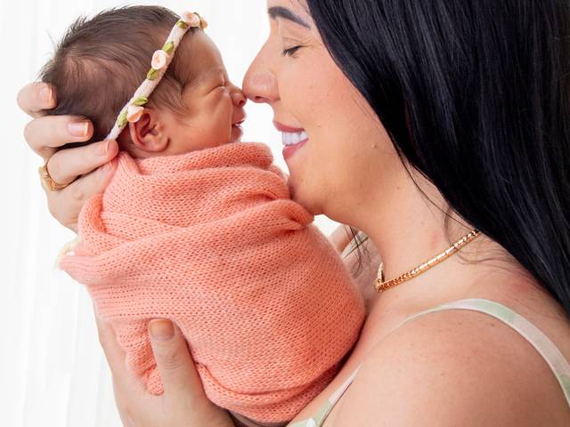 Newborn de Primeiros dias da Maísa