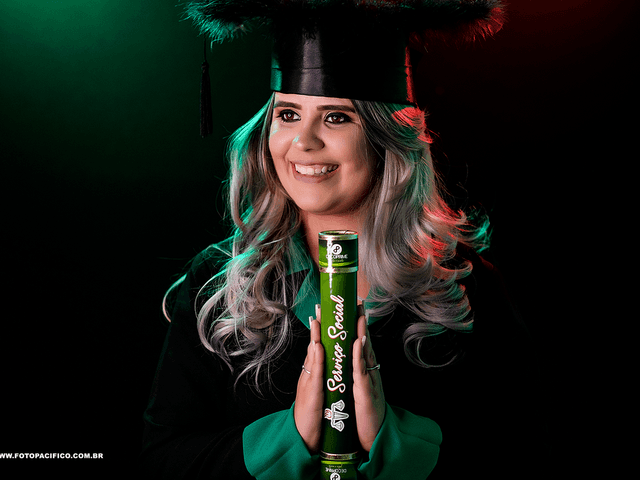 FORMATURA de Foto Convite Serviço Social