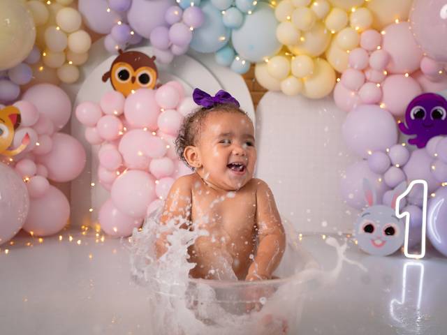 Smash the cake de Smash Maria Eduarda  1 aninho