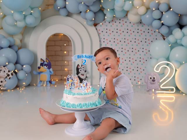Smash the cake de Smash Belchior 2 aninhos