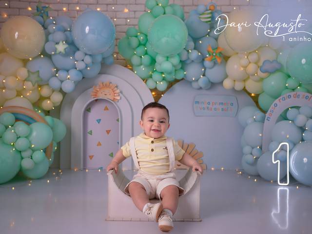 Smash the cake de Smash Davi Augusto 1 aninho
