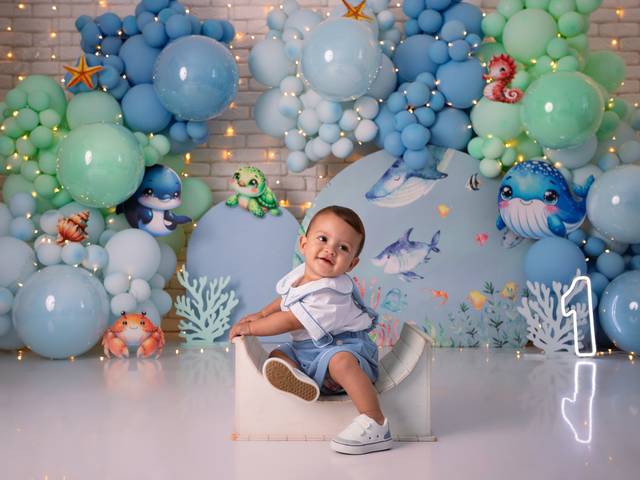 Smash the cake de Smash Luan 1 aninho
