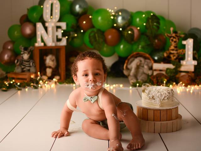 Cake Smash de Cake Smash do Lucas 