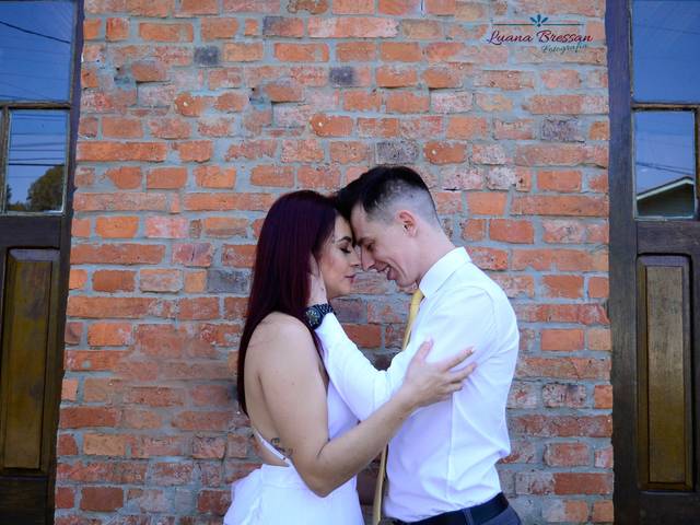 Casal de Andressa e André 