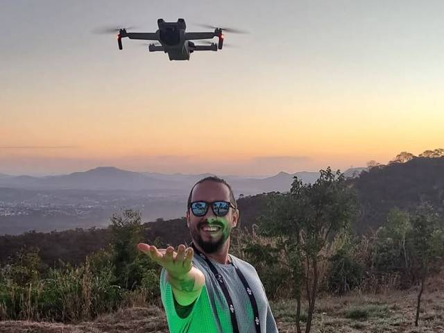 drone de Imagens aéreas de drone