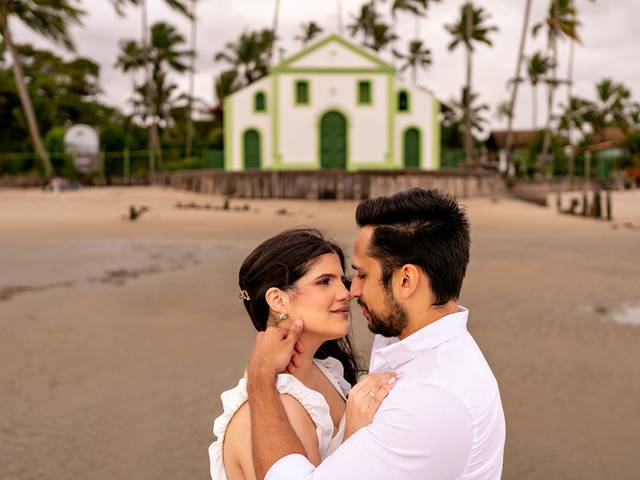 Pré-Wedding de Ensaio pré-wedding Carol e Ítalo na praia dos Carneiros