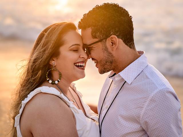 Pré-Wedding de Pré-wedding Bárbara + Vinícius - Praia do Paiva