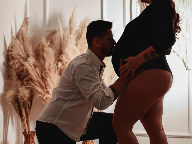 Gestantes de Manuela e Allan - Gestação da Aurora