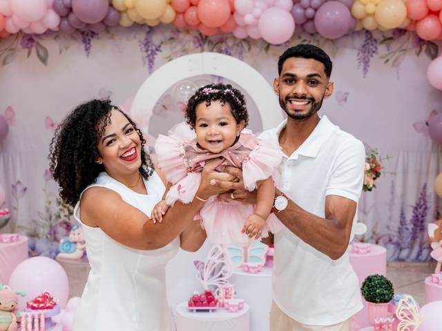 Aniversário de Maria Cecília 1 ano - Tema Margaridas