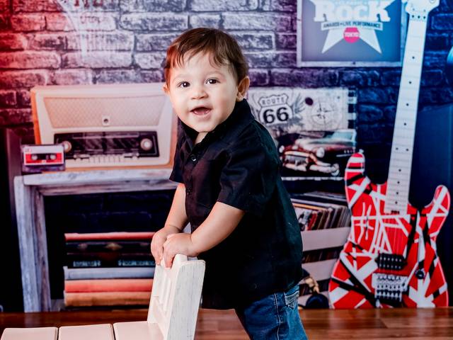 Bebês e Infantil de Davi 8 meses - Rock n Roll