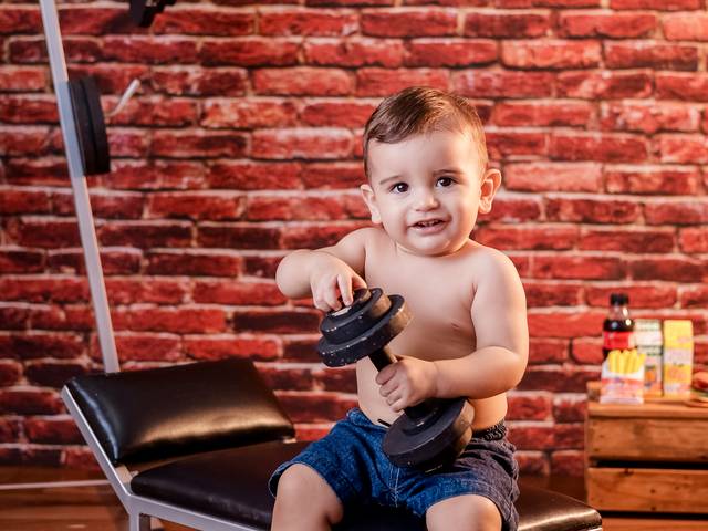 Bebês e Infantil de Lucas 11 meses - Academia