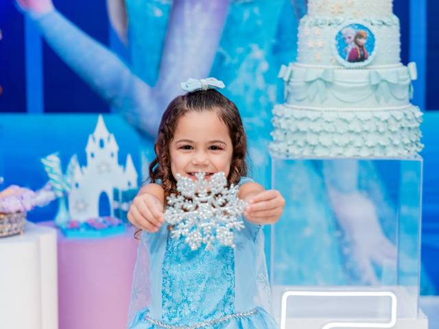 Aniversário de Eliza 5 anos - Moniele e James - Frozen