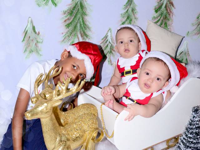 Ensaio Natal de Arthur, Thiago e Felipe