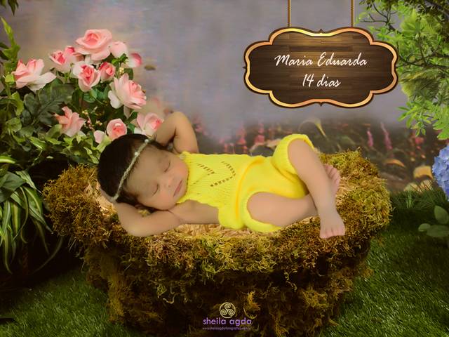 Newborn de Maria Eduarda 14 dias