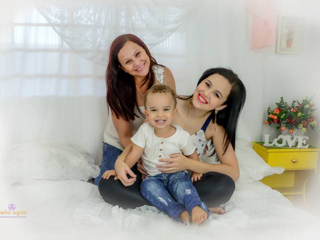 Mini Ensaio das Mães de Rayane, seu principe e sua rainha