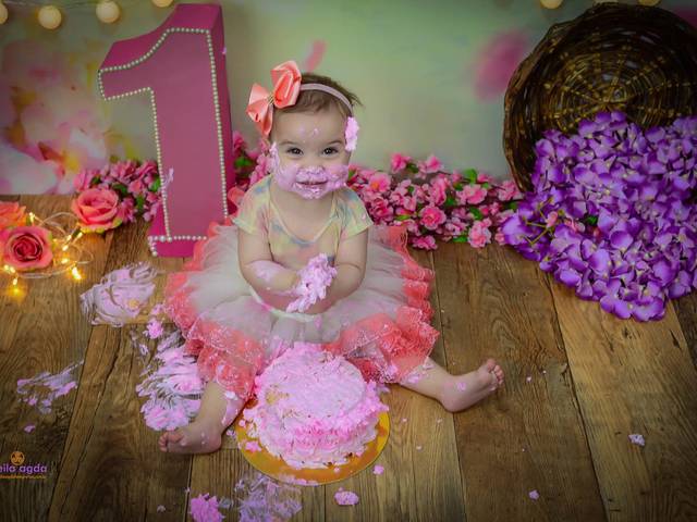 Smach The Cake de Maria Luiza um aninho