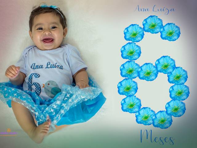 Acompanhamento Bebê de Ana Luíza 6 meses