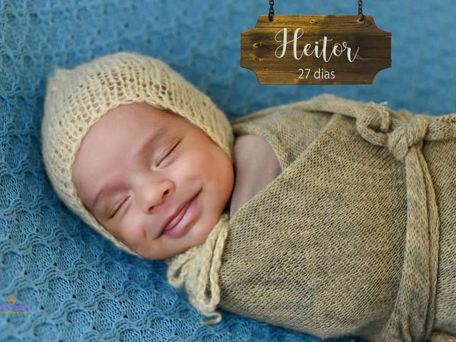 Newborn de Heitor 27 dias