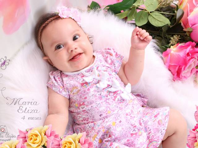 Acompanhamento Bebê de Maria Eliza - 4 meses