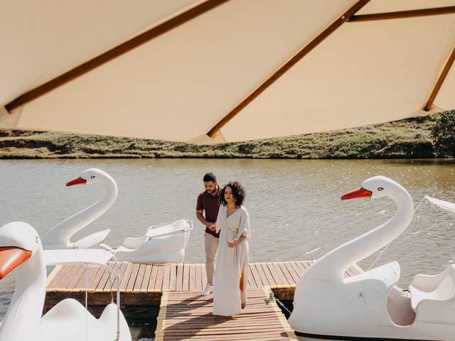 Casais de Hellen e Maycon