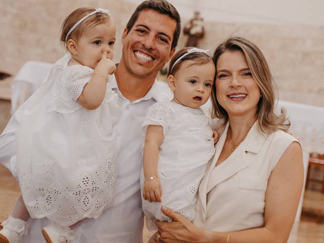 Famílias de Batizado das Gêmeas - Lívia e Helena