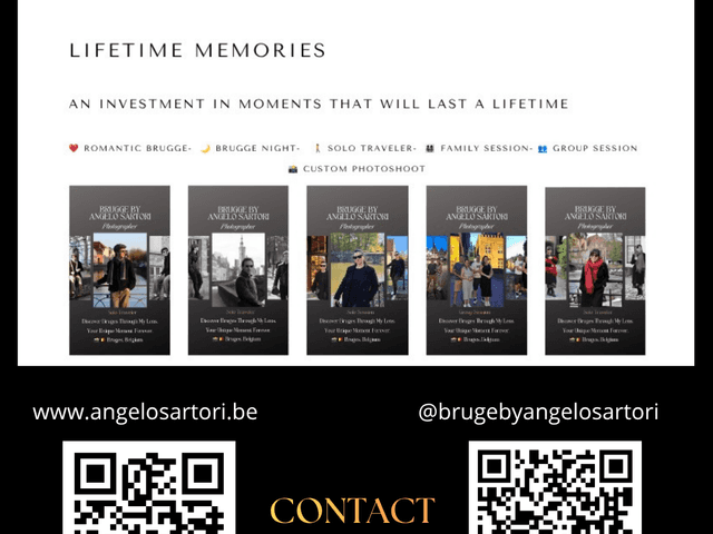 Contact / Price of Packages & Pricing - Brugge by Angelo Sartori