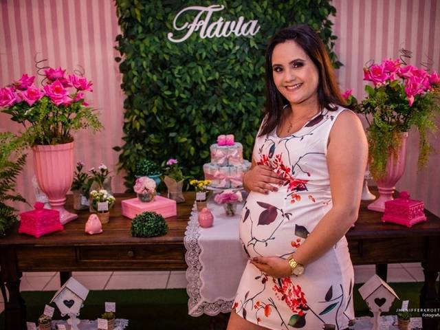 CHÁ DE FRALDA E REVELAÇÃO de CHÁ DA FLÁVIA | Mamãe Patrícia