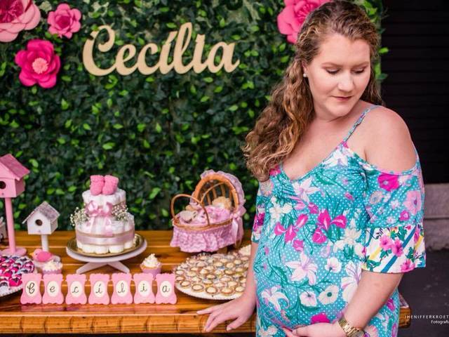 CHÁ DE FRALDA E REVELAÇÃO de CHÁ DA CECÍLIA | Mamãe Luana