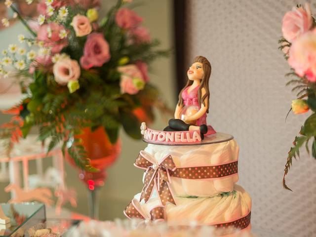 Gestante de Chá de Fralda Antonella