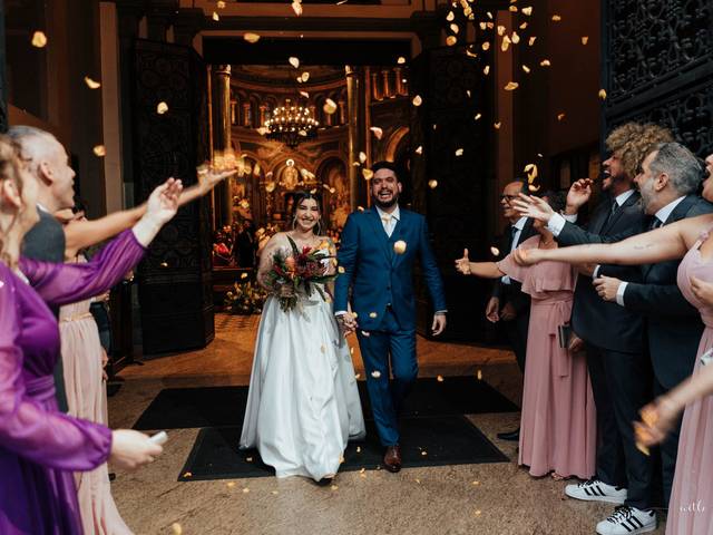 Wedding de Naty e Bruno - Igreja Nossa Senhora da Consolação 