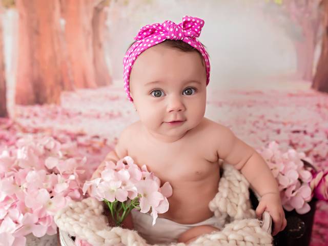 Bebê de Seis meses menina