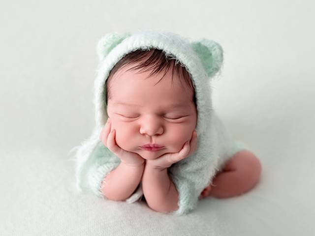 Newborn  de Manta Puff menino 