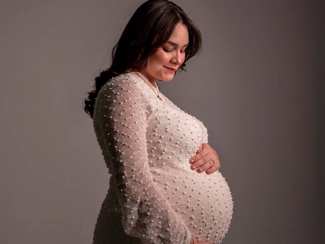 Gestante de Ensaio Bárbara