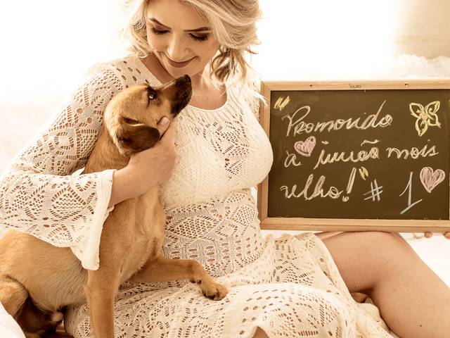 Gestante de Lívia - a espera